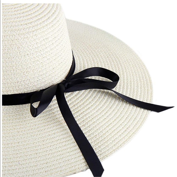 ✨NEW✨ Women Wide Brim floppy foldable hat - BEIGE - Picture 5 of 8